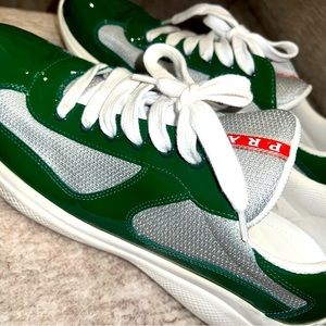 Green Prada America’s Cup Size 11